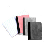 Faux suede mini composition book Ruled paper